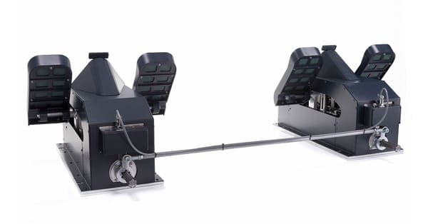 FSC A320 ABOVE FLOOR RUDDER PEDALS DUAL BACK LINKED